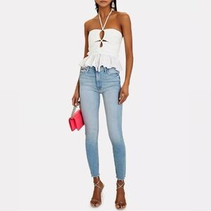 MOTHER Size 25 High-Waisted Looker Ankle Fray - Au Revoir